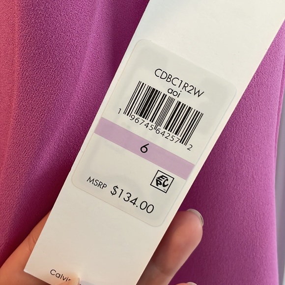 BNWT Calvin Klein purple dress - Picture 4 of 6